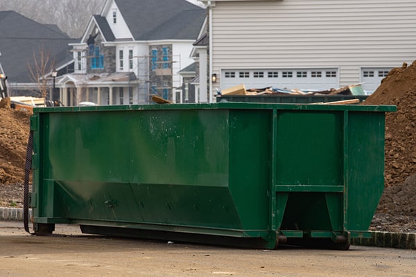 you can keep the construction dumpster on your construction site for as long as you need it